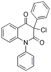 3-CHLORO-1,3-DIPHENYL-1,2,3,4-TETRAHYDROQUINOLINE-2,4-DIONE Struktur