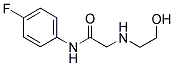 N-(4-FLUOROPHENYL)-2-[(2-HYDROXYETHYL)AMINO]ACETAMIDE Struktur