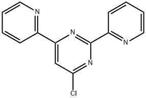 4-CHLORO-2,6-DI(2-PYRIDINYL)PYRIMIDINE Struktur