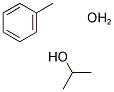 TOLUENE WATER 2-PROPANOL Struktur