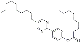 2-(4-N-OCTYLCARBOXYPHENYL)-5-N-DECYL-PYRIMIDINE Struktur