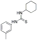 N-CYCLOHEXYL-N'-(3-METHYLPHENYL)THIOUREA Struktur