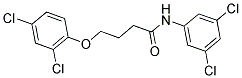 4-(2,4-DICHLOROPHENOXY)-N-(3,5-DICHLOROPHENYL)BUTANAMIDE Struktur