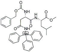 Z-ASN(TRT)-LEU-OME Struktur