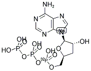 CORDYCEPIN 5'-TRIPHOSPHATE [ALPHA-32P]- Struktur