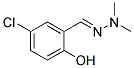 5-CHLORO-2-HYDROXYBENZALDEHYDE 1,1-DIMETHYLHYDRAZONE Struktur