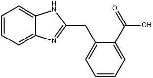 2-(1H-BENZOIMIDAZOL-2-YLMETHYL)-BENZOIC ACID Struktur