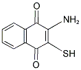 2-AMINO-3-MERCAPTO-[1,4]NAPHTHOQUINONE Struktur