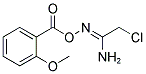 O1-(2-METHOXYBENZOYL)-2-CHLOROETHANEHYDROXIMAMIDE Struktur