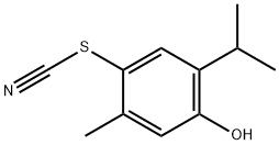 4-HYDROXY-5-ISOPROPYL-2-METHYLPHENYL THIOCYANATE Struktur