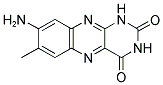 8-AMINO-7-METHYL-1H-BENZO[G]PTERIDINE-2,4-DIONE Struktur