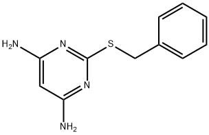 2-(BENZYLTHIO)PYRIMIDINE-4,6-DIAMINE Struktur