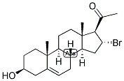 16-ALPHA-BROMOPREGNENOLONE Struktur