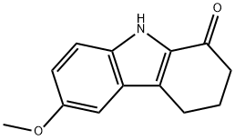 6-METHOXY-2,3,4,9-TETRAHYDRO-CARBAZOL-1-ONE Struktur