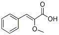 2-METHOXY-3-PHENYL-ACRYLIC ACID Struktur