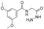 N-(2-HYDRAZINO-2-OXOETHYL)-3,5-DIMETHOXYBENZAMIDE Struktur