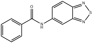 N-2,1,3-BENZOTHIADIAZOL-5-YLBENZAMIDE Struktur
