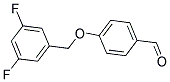 4-[(3,5-DIFLUOROBENZYL)OXY]BENZALDEHYDE Struktur