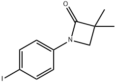 1-(4-IODOPHENYL)-3,3-DIMETHYL-2-AZETANONE Struktur