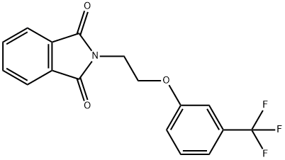 2-(2-[3-(TRIFLUOROMETHYL)PHENOXY]ETHYL)-1H-ISOINDOLE-1,3(2H)-DIONE Struktur