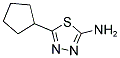 2-AMINO-5-CYCLOPENTYL-1,3,4-THIADIAZOLE Struktur