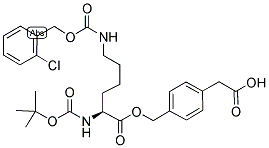 BOC-L-LYS(2-CL-Z)-O-CH2-PHI-CH2-COOH Struktur