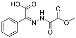 ([METHOXY(OXO)ACETYL]HYDRAZONO)(PHENYL)ACETIC ACID Struktur