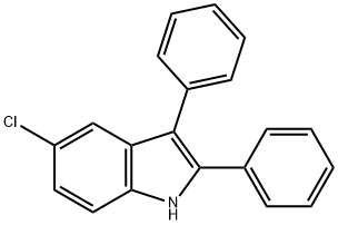 5-CHLORO-2,3-DIPHENYL-1H-INDOLE Struktur