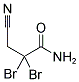 3-CYANO-2, 2-DIBROMOPROPIONAMIDE Struktur