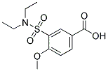 3-[(DIETHYLAMINO)SULFONYL]-4-METHOXYBENZOIC ACID Struktur