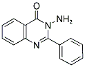 3-AMINO-2-PHENYL-4(3H)-QUINAZOLINONE Struktur