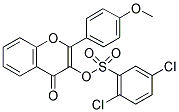 2-(4-METHOXYPHENYL)-4-OXO-4H-CHROMEN-3-YL 2,5-DICHLOROBENZENESULFONATE Struktur