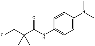 3-CHLORO-N-[4-(DIMETHYLAMINO)PHENYL]-2,2-DIMETHYLPROPANAMIDE Struktur