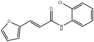 N-(2-CHLORO-PHENYL)-3-FURAN-2-YL-ACRYLAMIDE Struktur