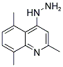 4-HYDRAZINO-2,5,8-TRIMETHYLQUINOLINE Struktur