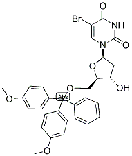 5'-O-(4,4'-DIMETHOXYTRITYL)-5-BROMO-2'-DEOXYURIDINE Struktur