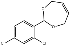 2-(2,4-DICHLOROPHENYL)-4,7-DIHYDRO-1,3-DIOXEPINE Struktur