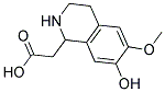 (7-HYDROXY-6-METHOXY-1,2,3,4-TETRAHYDRO-ISOQUINOLIN-1-YL)-ACETIC ACID Struktur