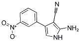 2-AMINO-4-(3-NITROPHENYL)-1H-PYRROLE-3-CARBONITRILE Struktur