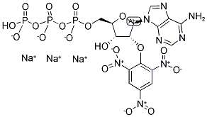 2'-(OR-3')-O-(TRINITROPHENYL)ADENOSINE 5'-TRIPHOSPHATE, TRISODIUM SALT Struktur