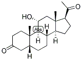 11-ALPHA-HYDROXYPREGNANEDIONE Struktur