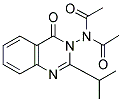 3-DIACETYLAMINO-2-ISOPROPYLQUINAZOLIN-4-ONE Struktur