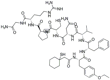 PMP-TYR(OET)-PHE-VAL-ASN-CYS-PRO-ARG-GLY-NH2 Struktur