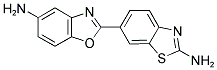 2-(2-AMINO-BENZOTHIAZOL-6-YL)-BENZOOXAZOL-5-YLAMINE Struktur