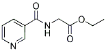 [(PYRIDINE-3-CARBONYL)-AMINO]-ACETIC ACID ETHYL ESTER Struktur