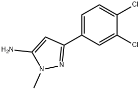 3-(3,4-DICHLOROPHENYL)-1-METHYL-1H-PYRAZOL-5-AMINE Struktur