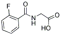 (2-FLUORO-BENZOYLAMINO)-ACETIC ACID Struktur