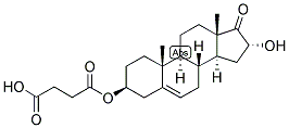 5-ANDROSTEN-3-BETA, 16-ALPHA-DIOL-17-ONE 3-HEMISUCCINATE Struktur