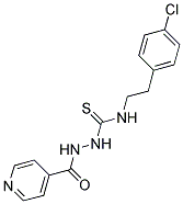 1-(2-(4-CHLOROPHENYL)ETHYL))-1-(4-PYRIDYLCARBONYL)THIOSEMICARBAZIDE Struktur