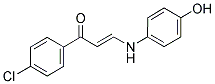 1-(4-CHLOROPHENYL)-3-(4-HYDROXYANILINO)-2-PROPEN-1-ONE Struktur